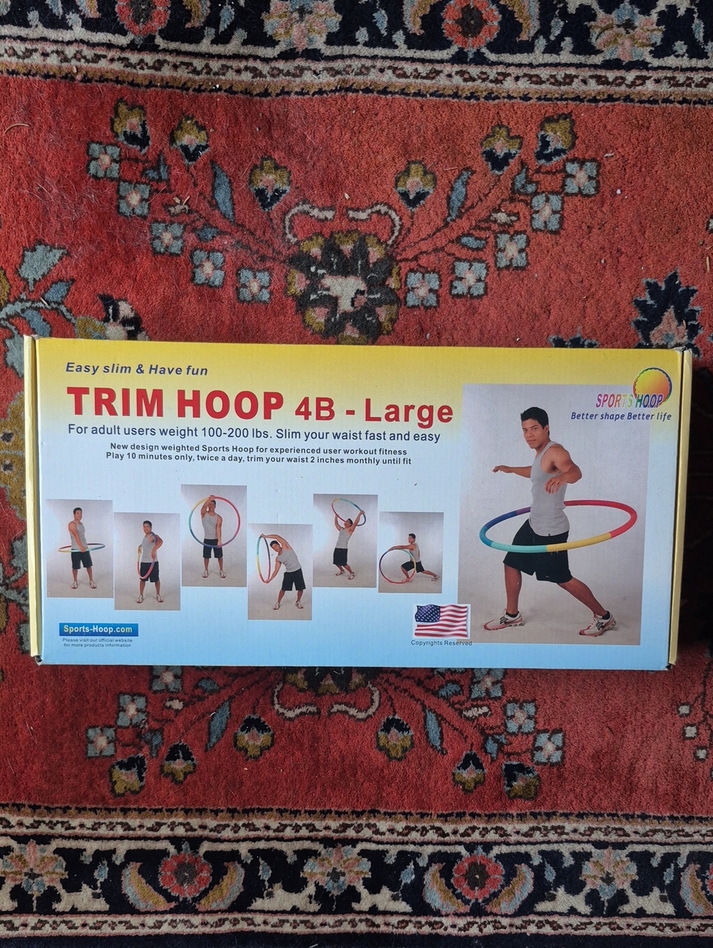 TRIM HOOP 4B - Large Sports Hoop (Multi-color)
